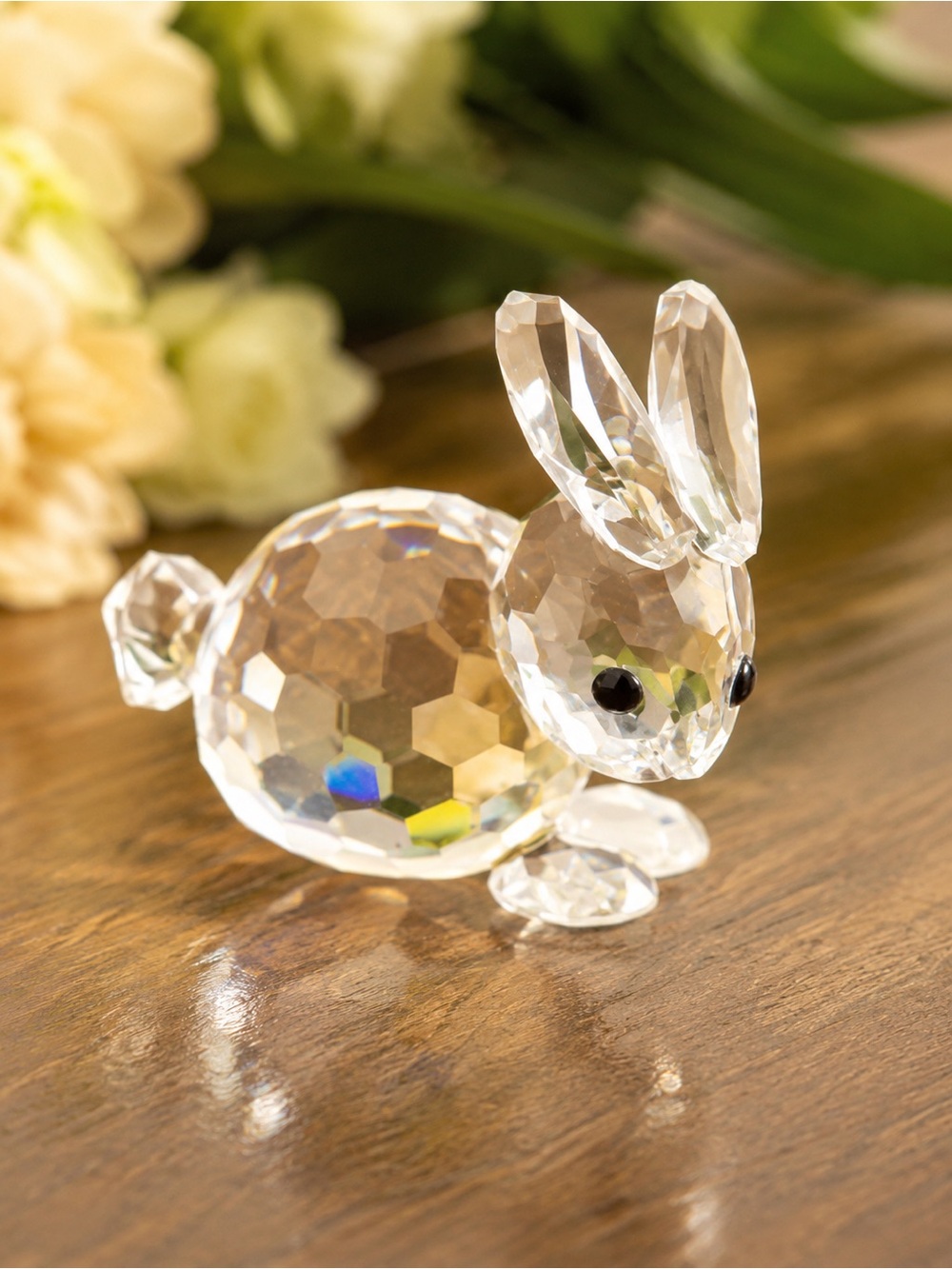 Swarovski Crystal Rabbit In a Summer Meadow Retired Austria‎ 1⅜″ Figurine